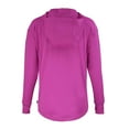 thumbnail image 3 of Women's Cutter & Buck Pink Houston Texans Daybreak Eco Recycled Half-Zip Hoodie, 3 of 3