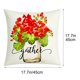 thumbnail image 3 of YiJuHui Spring Summer Throw Pillow Covers, Decorative Cushion Covers with Cute Floral Pattern, Soft Breathable Polyester, for Sofa Bedroom Home Decor, 3 of 5