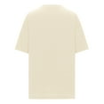 thumbnail image 4 of cfhntfmh Robes d'Été pour Femmes 2024 Robe Mini à Manches Courtes Col Rond Ample de Plage avec Poches, 4 of 7