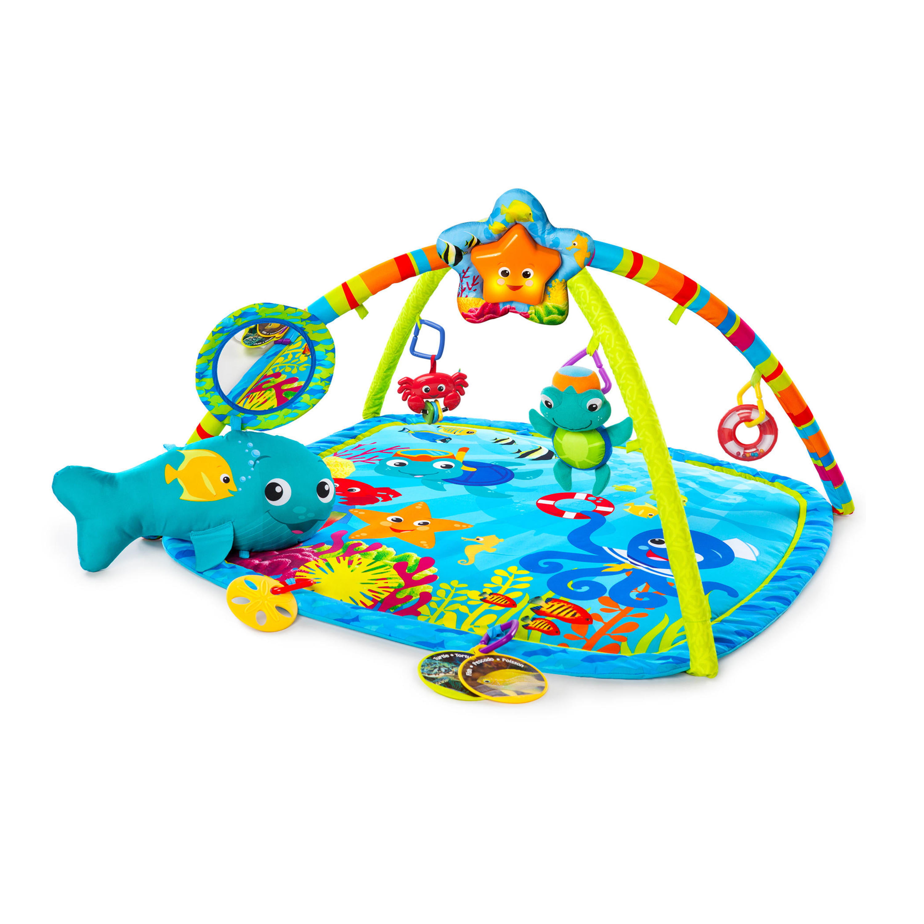 ocean baby shower gift Activity play gym toys set nautical animals