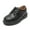 Black, variant on kkdom Boys Girls Oxford Shoes Leather Loafers Fashion Dress Shoes Black Size 4.5 Toddler