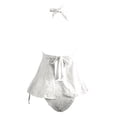 thumbnail image 4 of BOOMNY Womens Tankini Sets 2 Peice Lace Swimsuit For Women Solid Color Swimwear Tummy Control High Waist Cozy Soft Bathing Suits, 4 of 5