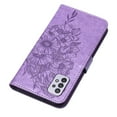 thumbnail image 2 of Dteck Samsung A32 Case 5G, Butterfly Patterned Wallet Case, Magnetic Hand Strap Credit Card Holder Slots Synthetic Leather Kickstand Protective Cover For Samsung Galaxy A32 5G, Lightpurple, 2 of 11