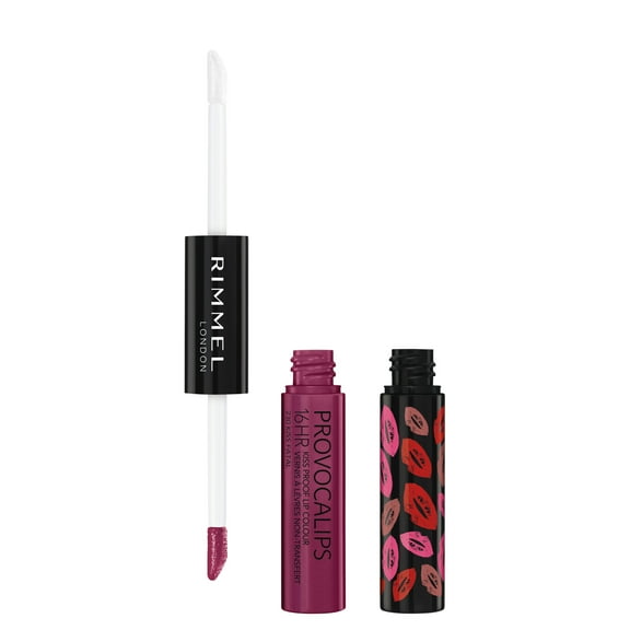 Rimmel London Provocalips Lightweight Gloss 16 Hr Kiss Proof Lipstick, 230 Kiss Fatal