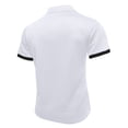 thumbnail image 4 of Yifymode Men's Classic Short Sleeve Polo Shirt, Textured Knit Contrast Collar & Cuff Regular Fit Top White S, 4 of 6