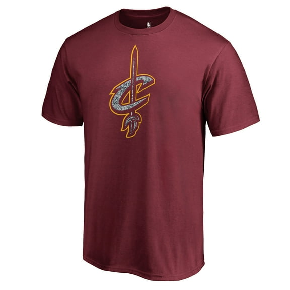 Men's Wine Cleveland Cavaliers Static Logo T-Shirt