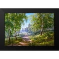 thumbnail image 2 of Basov, Sergej 18x13 Black Modern Framed Museum Art Print Titled - Birch forest, 2 of 5