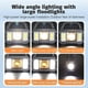 thumbnail image 3 of Camping Light, 2500mAh Solar Powered Rechargeable Waterproof Lantern, 2400 Lumen Solar Light with 6 LED Light Modes, Portable LED Light for Camping, O, 3 of 4