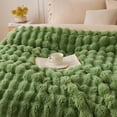 thumbnail image 3 of Manta de piel sintética Blanket COOVA, 152 x 203 cm, color verde claro, 3 of 4