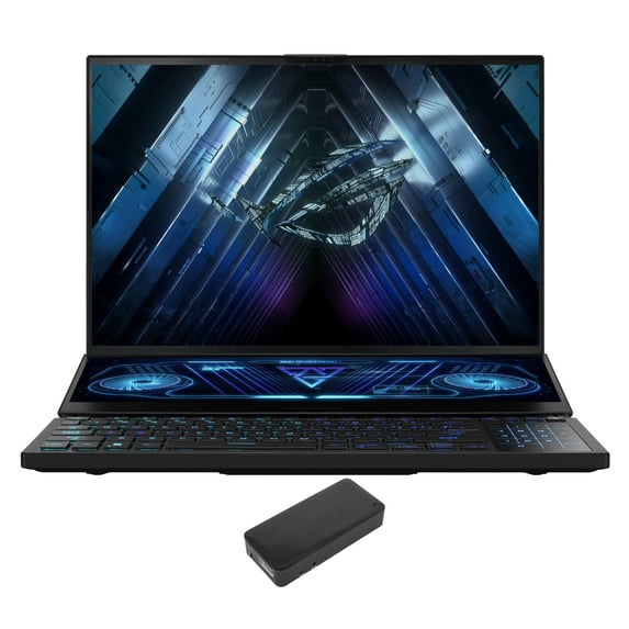 ASUS ROG Zephyrus Duo 16 GX650 GX Gaming/Entertainment Laptop (AMD Ryzen 9 7945HX 16-Core, 16.0in 240Hz Wide QXGA (2560x1600), GeForce RTX 4080, Win 10 Pro) with DV4K Dock