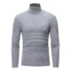 thumbnail image 1 of A Camisa De Fondo Simple Cuello Tortuga Manga Larga Hombres, 1 of 8