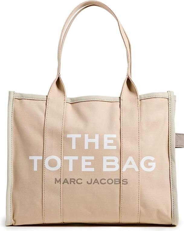Marc Jacobs Women's The Colorblock Large Tote Bag, Beige Multi ...
