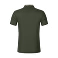 thumbnail image 4 of Wavsuf Mens Shirts Summer V-neck with Pockets Army Green T-Shirts Size S, 4 of 5