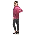 thumbnail image 3 of Blusa de satin con lazo Roman Fashion /Juvenil, 5101 (Vino) vino G, 3 of 5
