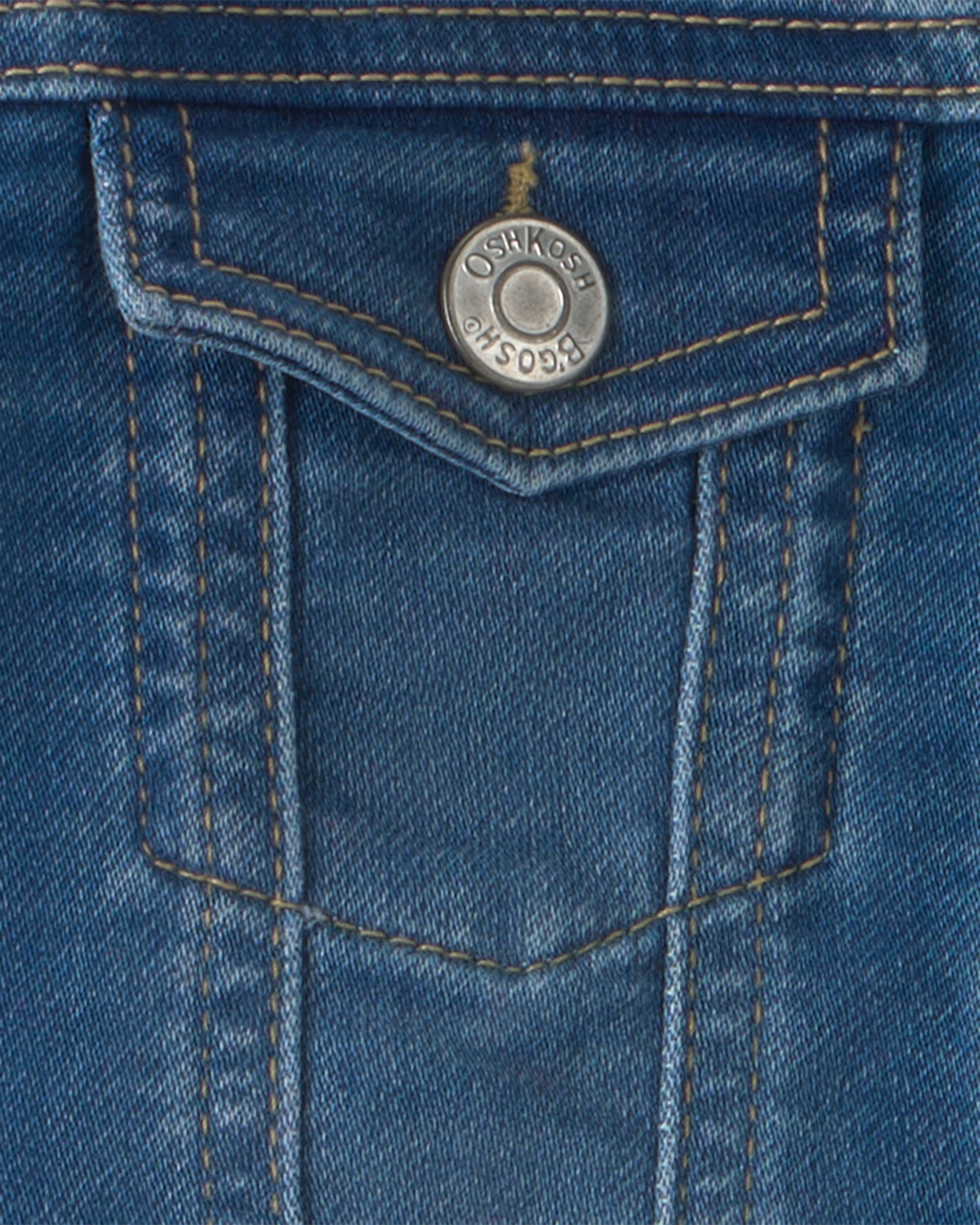 Oshkosh B'gosh Toddler Girl Denim Jacket, One-Piece, Sizes 2T - 5T