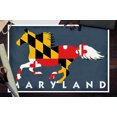 thumbnail image 2 of Maryland, Horse Flag (12x18 Wall Art Poster, Room Decor), 2 of 3