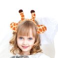 thumbnail image 3 of Diadema de Halloween con forma de jirafa, accesorios para el cabello encantadores para niños y niñas, 3 of 6