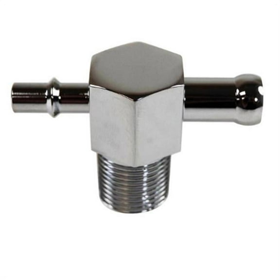 Racing Power R4531 0.37 ft. T Fitting, Chrome