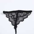 thumbnail image 7 of Ring Sleepwear Steel Underwear Pajamas Fashion Lace Garter Bra & Brief Sets, L, Black, 7 of 7