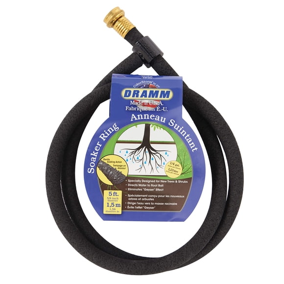 Manguera de jardín con forma de anillo Dramm ColorStorm, 1,6 cm x 1,5 m