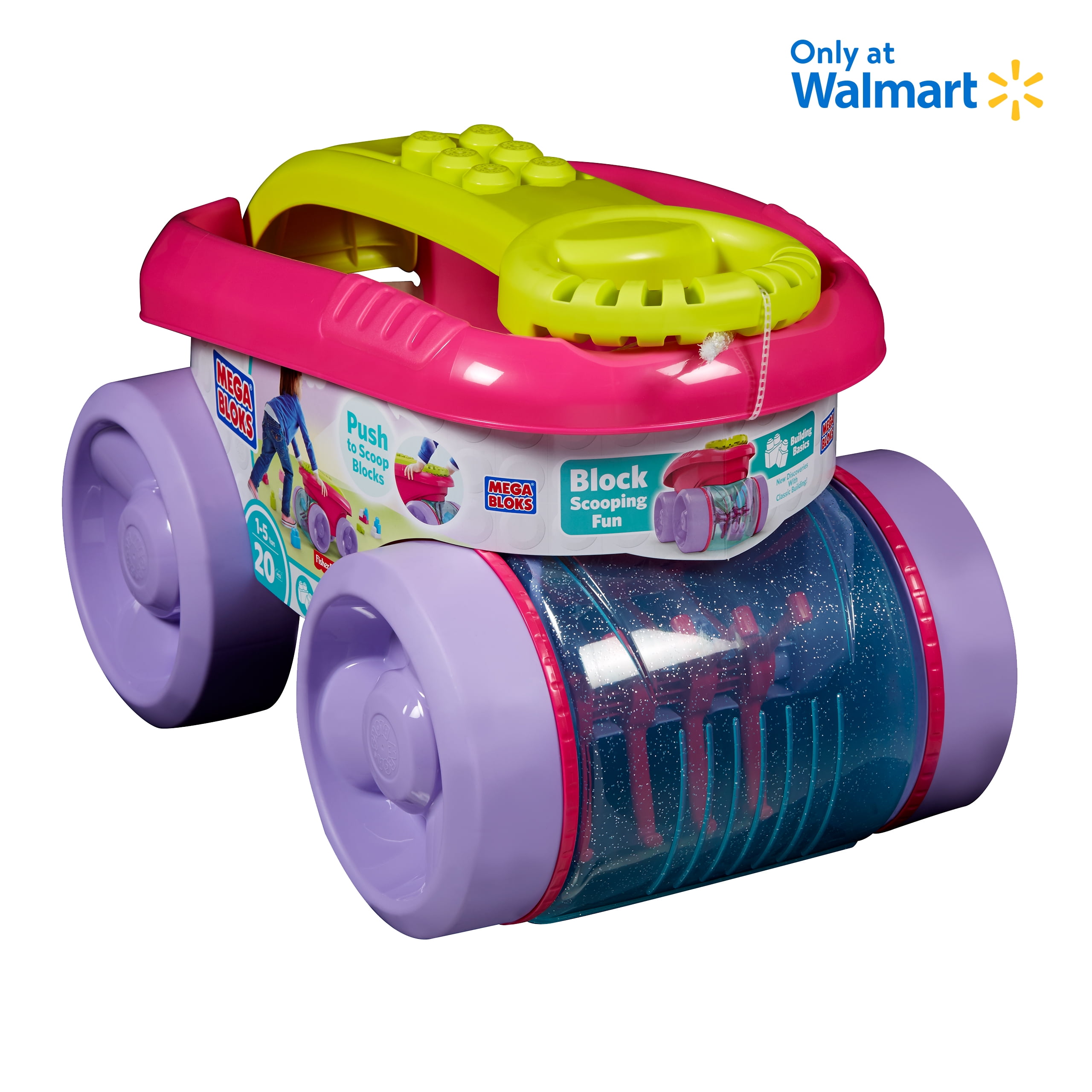 Mega Bloks First Builders Block Scooping Wagon (Walmart Exclusive