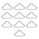 thumbnail image 1 of 10 piezas de accesorios de hebilla triangular, hebillas de resorte con anillo triangular de cincha 10PCS anillo SOLAMENTE, 1 of 8
