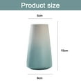 thumbnail image 2 of Ceramic Flower Vase, Cute Matte Vase for Living Room Indoor Home Decor, Table Centerpieces, 9*15*5cm - Gradual cyan, 2 of 5