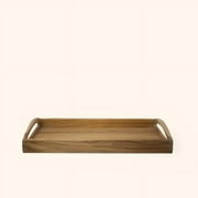 India.Curated. Teak Wooden Tray / Natural Wood