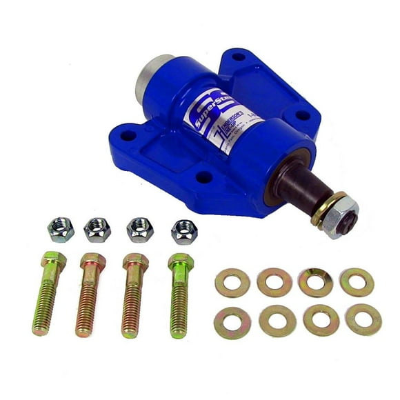 Supersteer Idler Arm Bracket P3032 OEM Replacement; Bolt-In; High-Strength Casting; Steel Spindle