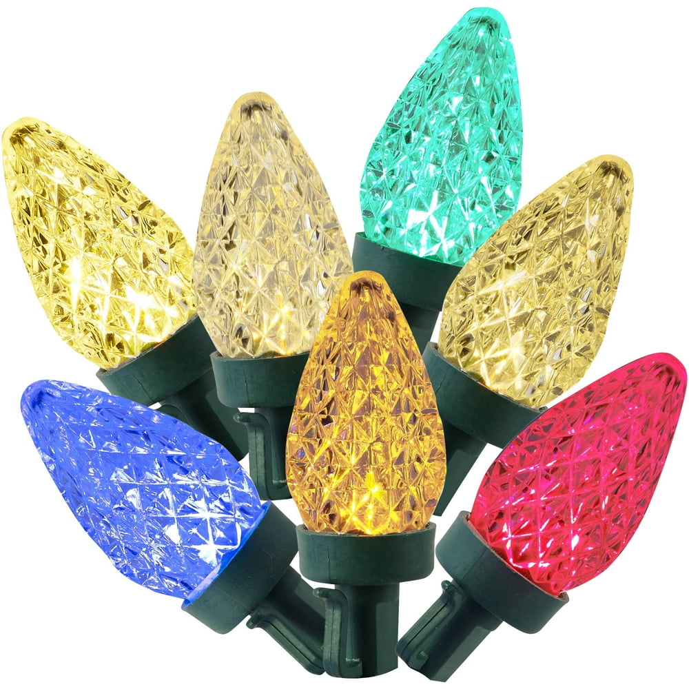 Holiday Time 22 ft. 50 Color Changing LED Multicolor to Warm White C7