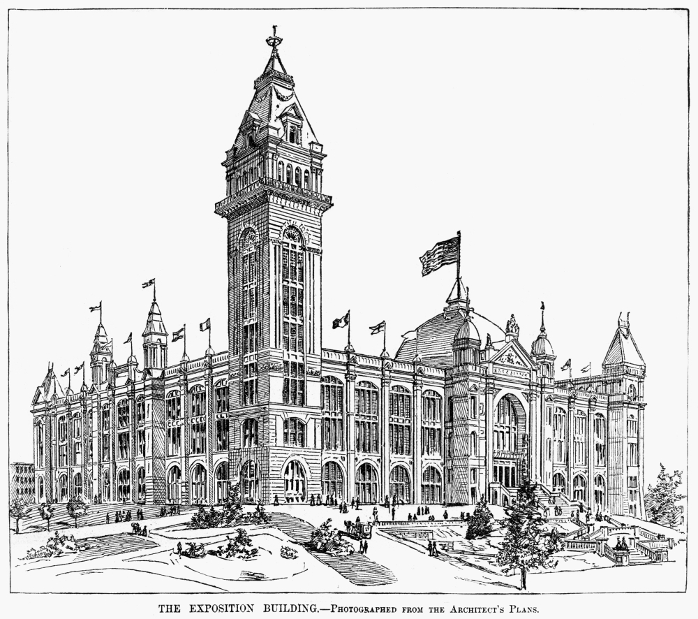 Industrial Exposition, 1886. /Nmain Building At The Industrial