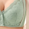 thumbnail image 5 of LIHOFIO Womens Sports Bras Solid Color Plus Size Front Hook Wireless Breathable Adjustable Bra, 5 of 5