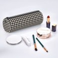 thumbnail image 2 of Disketp Black and white houndstooth Estuche Organizador de Lápices de Cuero, Estuche de Oficina con Cremallera para Bolígrafo y Lápiz, 2 of 6
