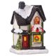 thumbnail image 4 of Casa luminosa de Navidad de 1 pieza con adorno de fiesta de artesanía de villa de resina de luz LED, 4 of 5