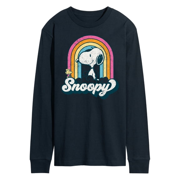 Peanuts - Snoopy Rainbow Clouds - Men's Long Sleeve T-Shirt