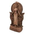 thumbnail image 5 of Red Clay Finish Pagan Wicca Deity Hecate With She Dogs Triple Goddess Figurine, 5 of 10