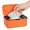 Orange, variant on Wipes Dispenser, Wipe Holder for Baby & Adult, Refillable Wipe Container, Keeps Wipes Clean. Non-Slip, Easy Pull Wipes Pouch Case, (Grey)