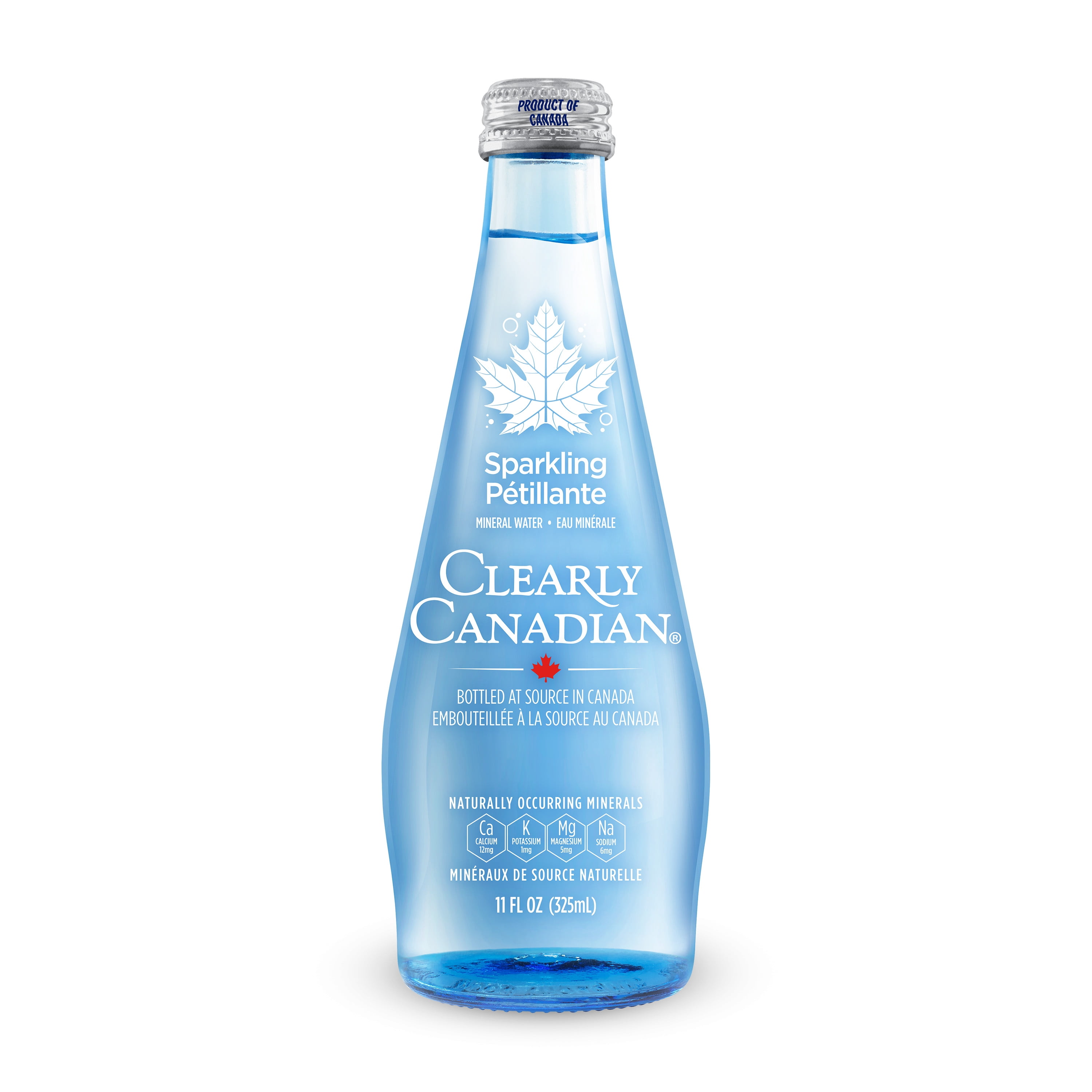 Clearly Canadian Sparkling Mineral Water, 12 Count Pack with No Allergens