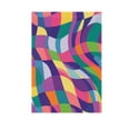 thumbnail image 6 of Yayeee Garden Flag 12" x 18" Double Sided Outdoor Yard Lawn Holiday Decorations, Colorful Wavy Pattern, 6 of 6