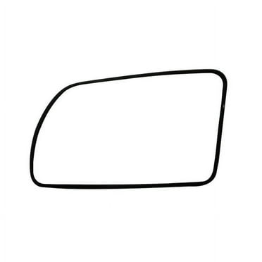 SCITOO Side View Mirror Glass Driver Left Side Mirror Glass Fit For 2008-2013 For NISSAN ALTIMA W/O HEATED Chrome Flat Replacement Exterior Mirror Glass