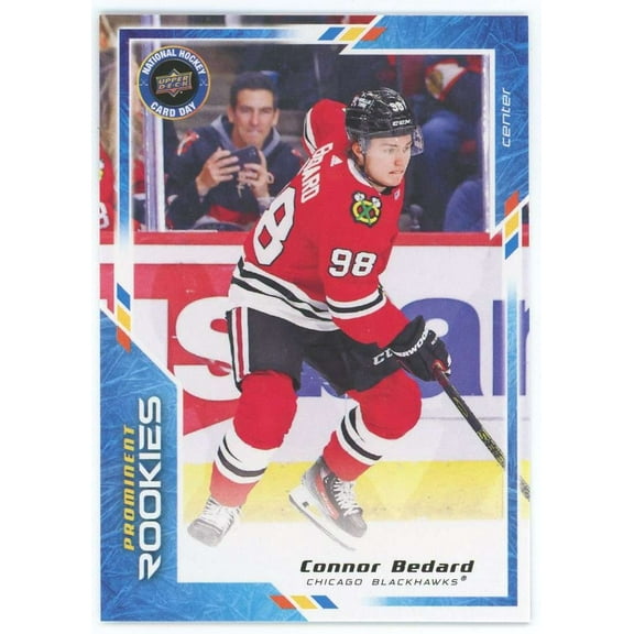NHL 2024 National Hockey Card Day Prominent Rookies Connor Bedard NHCD-1