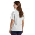 thumbnail image 3 of Couver Boys Cotton Active Short Sleeve Crewneck Shirt 1 Piece, Ash, Large, 3 of 7