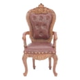 thumbnail image 1 of Chair Model for Doll House Vintage Ottoman Model Display Victorian Chair 1:12 Model Toy Girls Dollhouses Pretend Play Yellow 1, 1 of 4