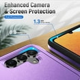 thumbnail image 6 of for Samsung A13 5G case, Galaxy A13 5G case, [Military Grade] with HD Screen Protector Magnetic Ring Kickstand Car Mount Protection Armor Phone Case Cover for Samsung Galaxy A13 5G, Purple, 6 of 15