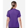 thumbnail image 3 of Team 365 TT15W Women's Zone Performance Mesh T-Shirt-Sport Purple-S, 3 of 6