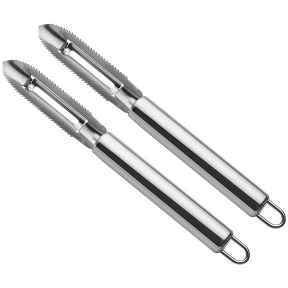 Power Tools 2 Pcs Human Body Potato Slicer Fruit Parer Vegetables Peeler Stainless Steel Peelers