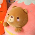 thumbnail image 2 of Almohada de felpa de oso de 18 ", lindo animal de peluche de fresa, Kawaii Squishy, ​​oso de anime, almohada suave para abrazar, juguetes de peluche, regalos para niños, niñas, Halloween, 2 of 5