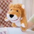thumbnail image 3 of Animales de peluche de peluche, juguetes de mano, dedo, historia, marioneta, muñecas kawaii, juguetes educativos para bebés, león, elefante, conejito, mono, regalo para niños, 3 of 5