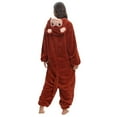 thumbnail image 6 of Cute Animal Onesie Pajamas for Adults Warm Cozy Animal Shape Sleepsuit Ideal for Sleepovers Parties and Lounging Comfortable and Adorable Animal Pajamas Perfect for Winter Fun, 6 of 6