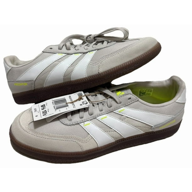 ADIDAS PREDATOR FREESTYLE SIZE 9.5 GREY WHITE VOLT SHOES IF8351 MENS